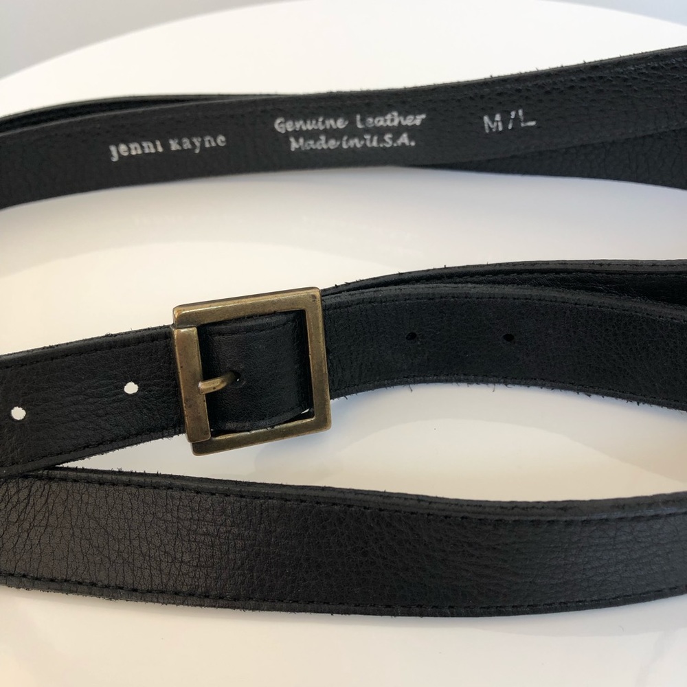 Jenni Kayne wrap around leather buckle belt